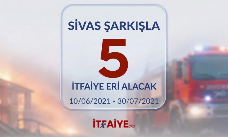 Sivas Şarkışla Belediyesi 5 itfaiye eri alacak 10 itfaiye ilan 82